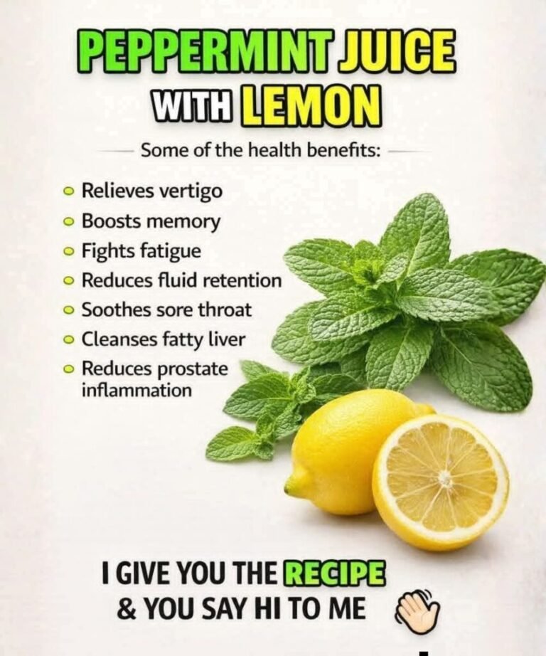Peppermint Juice with Lemon: A Refreshing Drink with Natural Benefits