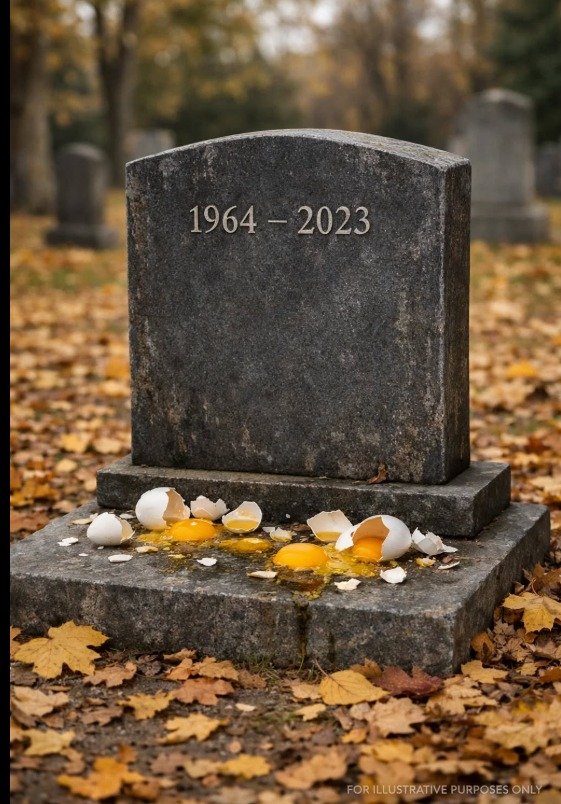 My Husband’s Grave Kept Getting Covered in Raw Eggs — One Morning I Finally Caught Who Was Doing It