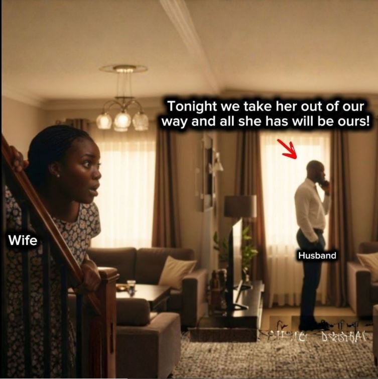 TONIGHT WE TAKE HER OUT OF OUR WAY & ALL SHE HAS WILL BE OURS-SHE OVERHEARD HER HUSBAND ON PHONE &…