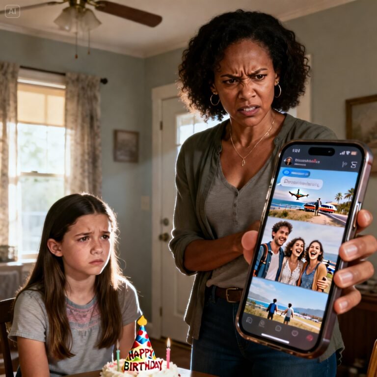 On my daughter’s 10th birthday, I found out the whole family flew to Miami without saying a word. I commented, “You all left town today.” My dad replied, “Didn’t feel like babysitting a problem child.” I wrote back,