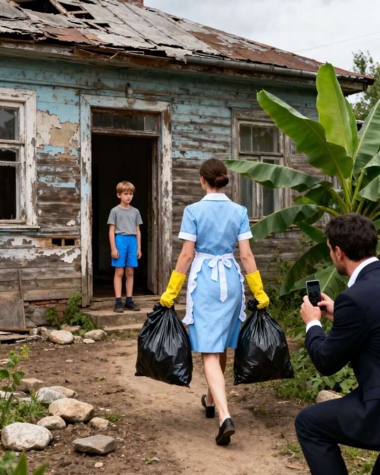 THE EMPLOYEE WAS COLLECTING LEFTOVERS FROM THE RESTAURANT — THE MILLIONAIRE FOLLOWED HER AND DISCOVERED SOMETHING SHOCKING…