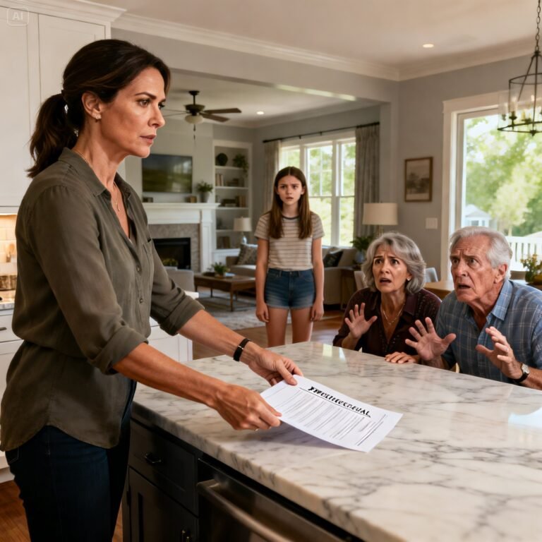 My parents tried to evict my daughter from her own home with a single cruel note, claiming they “needed space” for my nephew. They expected her to disappear quietly and me to accept it from miles away