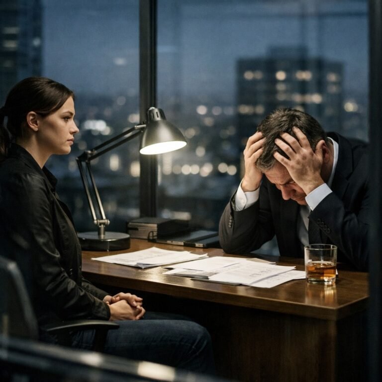 My twin’s husband was hurting her—so I switched places with her….