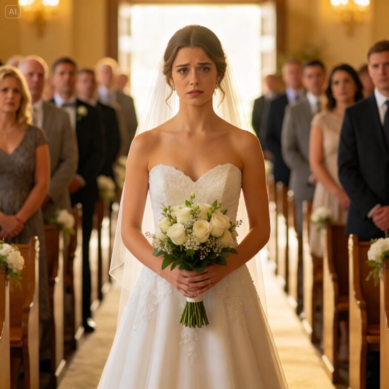 My parents didn’t walk me down the aisle at my wedding because their favorite daughter was busy throwing a party at home. But the day after the wedding, they turned pale when they found out who had actually attended. And the reason was…