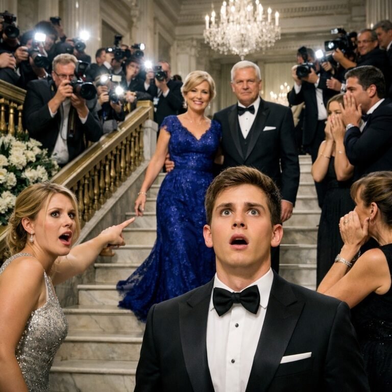 Three years ago, he abandoned his postpartum wife for being “fat and ugly.” Tonight at a gala, he walked in smirking with his new woman—