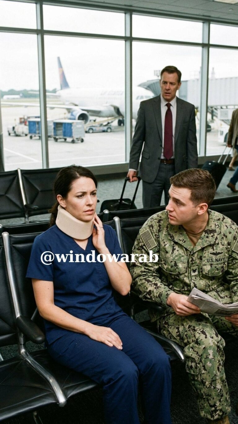 A rookie nurse sent a secret signal to a SEAL commander at the airport—then the hospital CEO froze. “You’re not a nurse anymore,