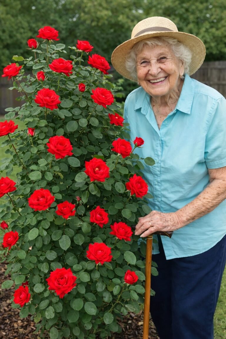Grandma asked me to move her favorite rosebush one year after her death — after I did, I said quietly, “GRANDMA KNEW.”
