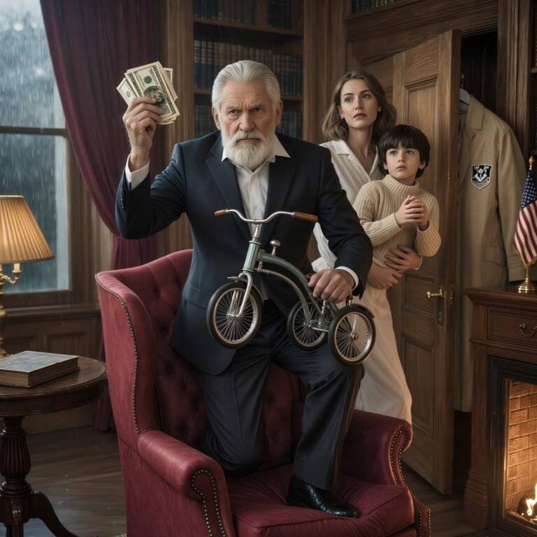 A billionaire in a rain-battered American mansion staged a quiet trap on a Saturday when the highways were slick and the news kept warning about the storm—an open envelope with $5,000 in crisp hundred-