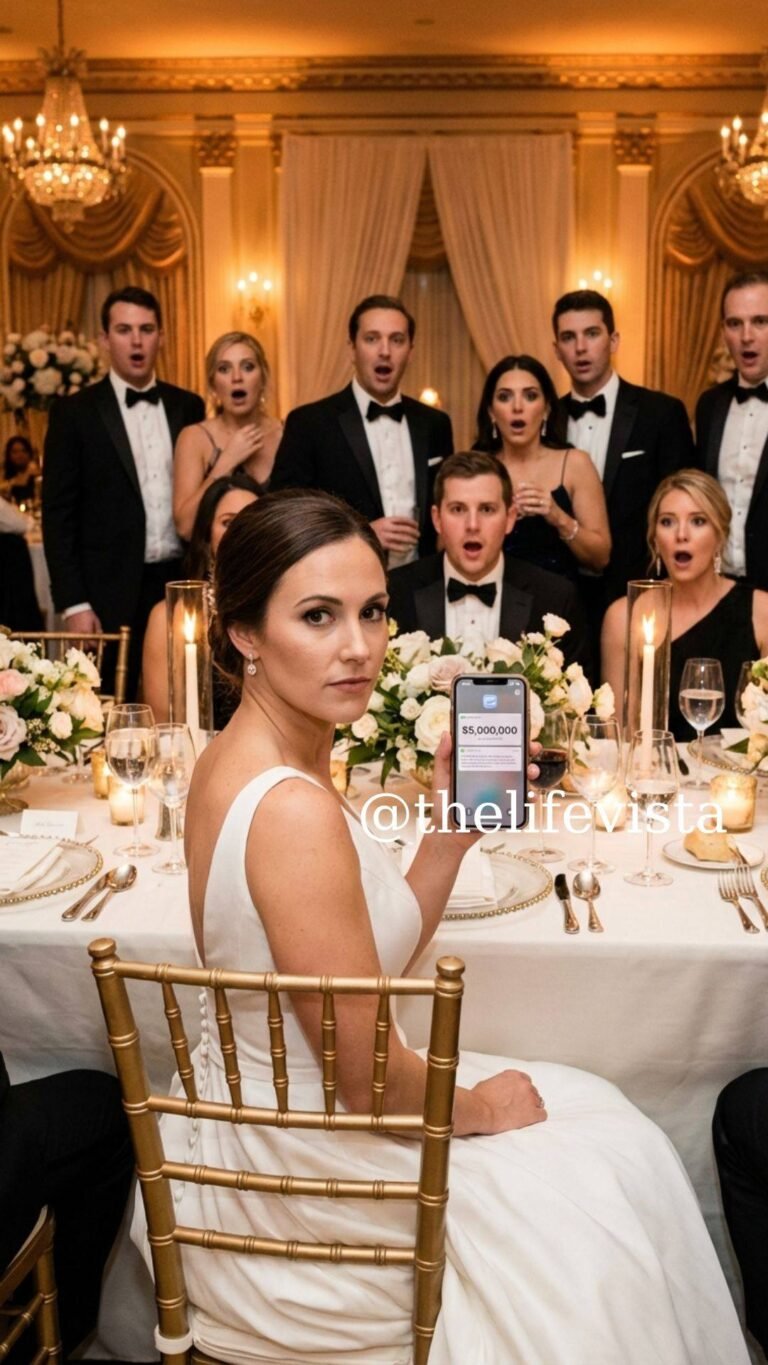 They seated me beside the stack of dirty dishes at my sister’s wedding, like I didn’t belong with the guests. I didn’t complain. I simply pulled out my phone, opened my email, and canceled the $35,000,000 contract I had just signed with the groom’s company. 