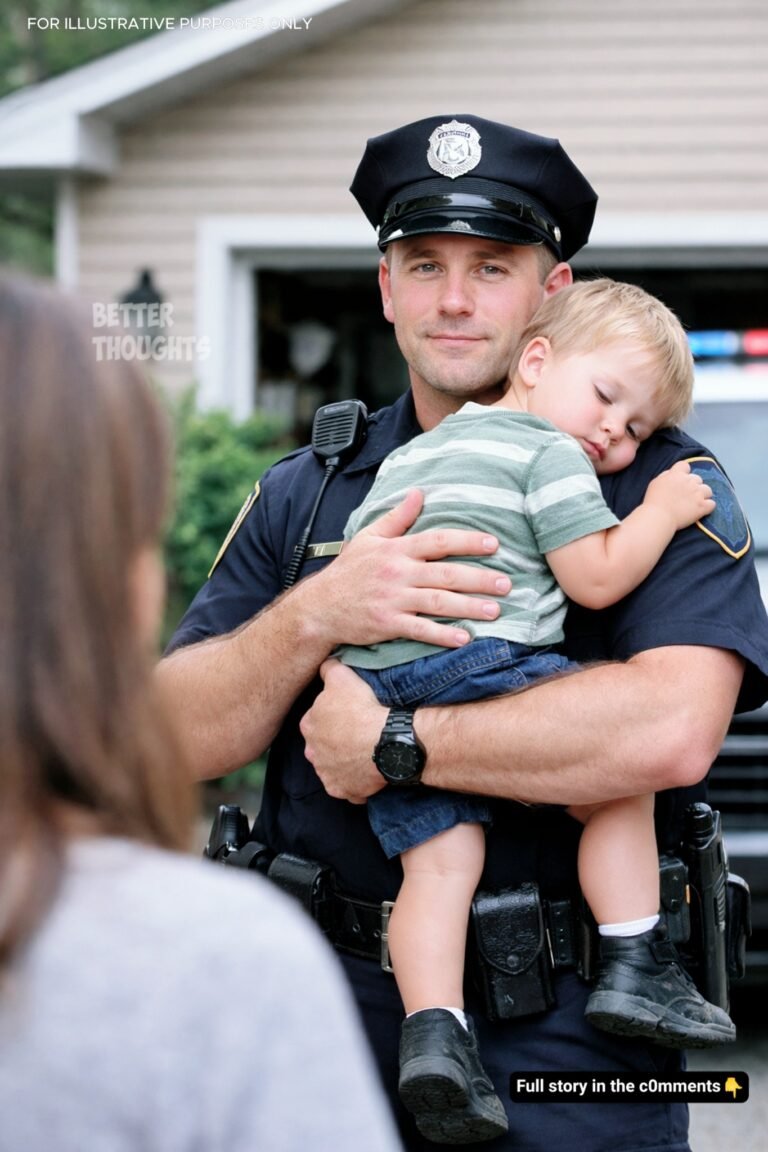 The day a police officer stood in my driveway holding my toddler, my worst fear came true… just not in the way I’d imagined