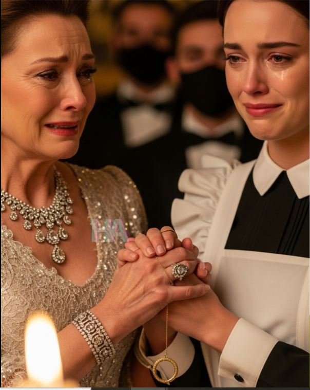 WHERE DID YOU GET THAT NECKLACE? THAT BELONGED TO MY DAUGHTER!” the billionaire screamed at her maid… but turned deathly pale when the girl whispered the truth.