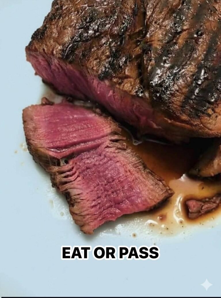 Filet cooked to a perfect medium rare… so tender and flavorful, it doesn’t need any sides or sauce.