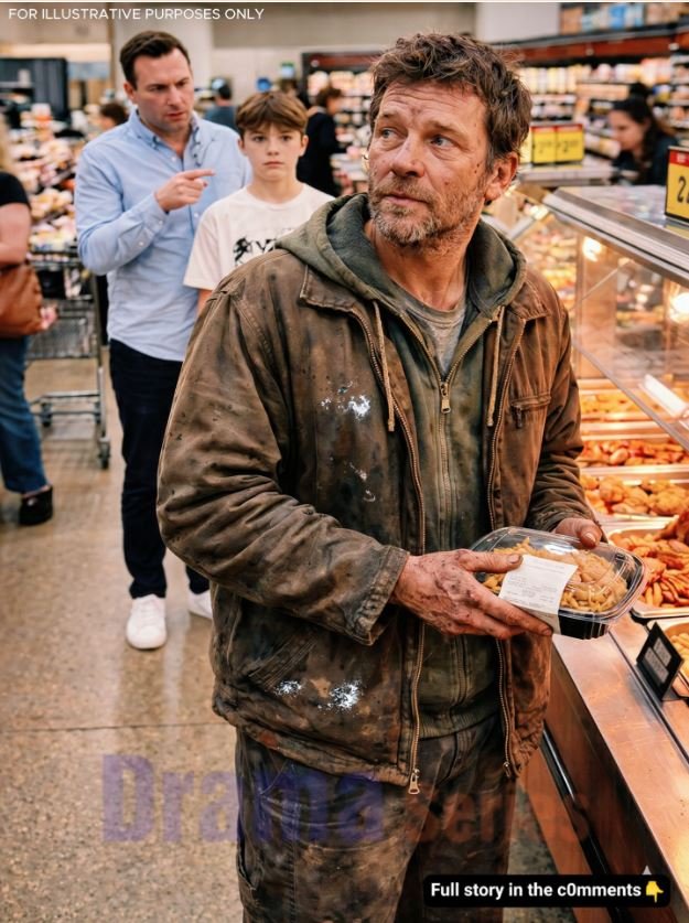 A father pointed at my grease-stained hands and told his son I was a failure—but just moments later, everything changed.