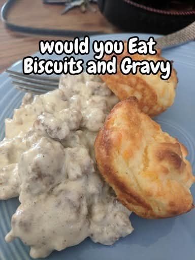 Biscuits and gravy is a classic Southern comfort dish that brings warmth to the table with every bite. Flaky, buttery biscuits are baked to golden perfection and then smothered in a rich, creamy sausage gravy made from browned breakfast sausage, flour, and milk. The gravy is seasoned simply with salt and black pepper,