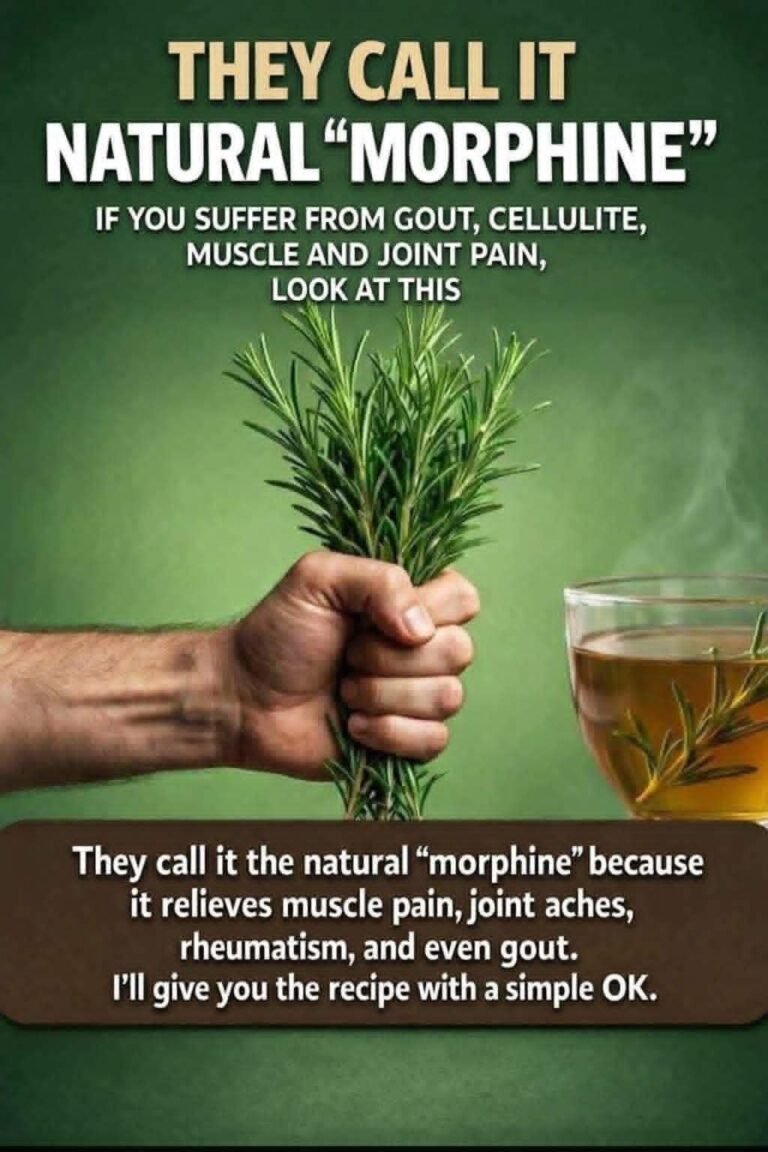 They call it natural morphine because it removes muscle, joint, rheumatic pain