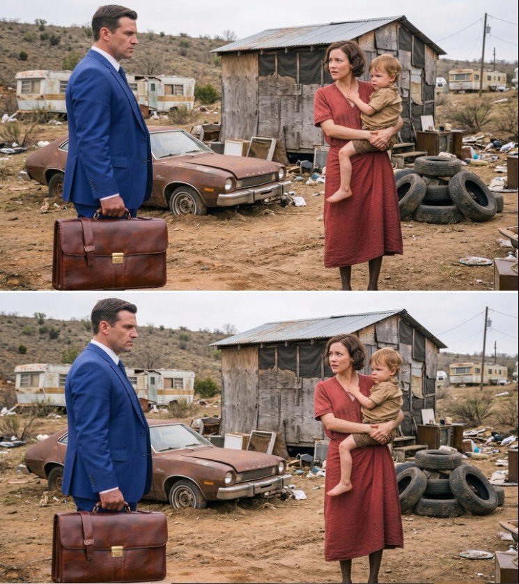 Billionaire Visits His Abandoned Home, But Shocked to See His Dead Wife Living There With His Son.